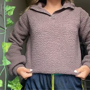 Sherpa 1/4 button long sleeve